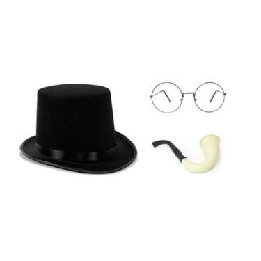 Imagem de Fantasia de Detetive Sherlock Holmes Adulto Halloween - MC Presentes