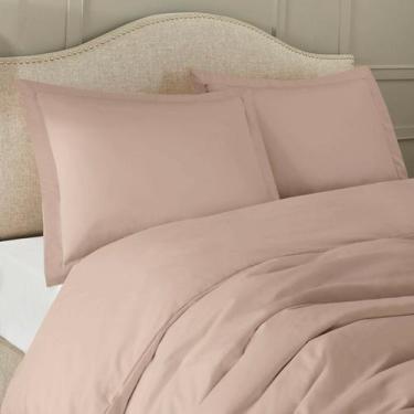 Imagem de Capa Avulsa Edredom Queen 400 fios Microfibra Zíper - Duvet (Rosa Anti