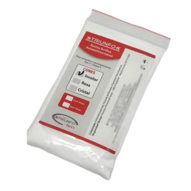 Imagem de Resina Acrílica Pó Incolor 20g Auto Odonto Consertos Prótese Triunfo