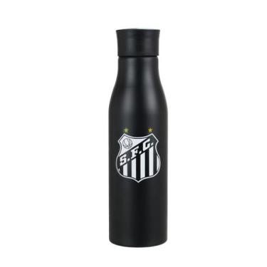 Imagem de Garrafa Santos Alumínio 600ml Alça Esporte - Mileno