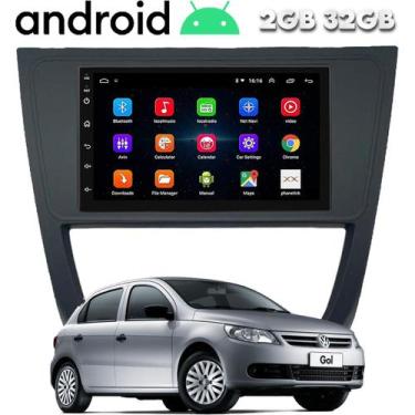 Imagem de Central Multimidia Android Gol G5 Saveiro Voyage Wifi Bluetooth Gps Es