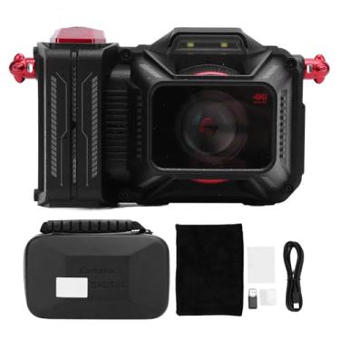 Imagem de Câmera Digital 4K, Câmera Micro SLR HD de 70MP Com Zoom Digital de 50X, Tela TFT de 3,5 Polegadas Com Temporizador de Flash Eletrônico e Gravação Em Loop de fotografia. 2500mAh