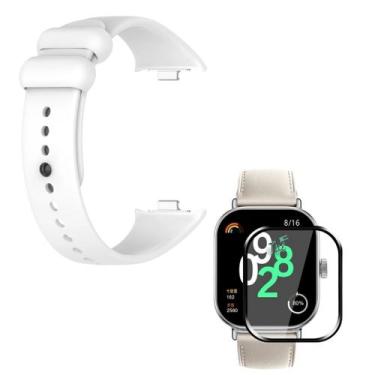 Imagem de Pulseira Exclusiva Para Redmi Watch 4 + película silicone - Genérica, 