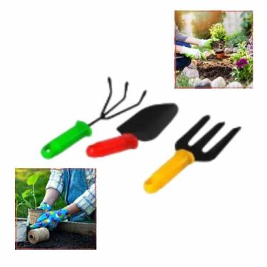 Imagem de Kit Jardinagem Fruticultura Paisagismo Com Pá Garfo Rastelo - FENICIA