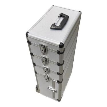 Imagem de Carrinho Maleta Ferramenta Aluminio Caixas Empilháveis 250Kg - Redline