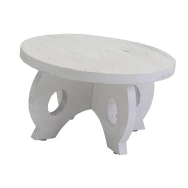 Imagem de IEUDNS Suporte redondo de madeira para plantas, suporte para vaso de flores, quarto, área externa, mesa, plantador, prateleira para canto, hotel, sala de,