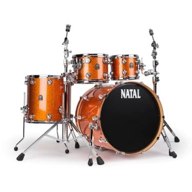 Imagem de Natal KMA-UFX-OR1 Originals Series Maple US Fusion X pacote de 4 peças - brilho laranja