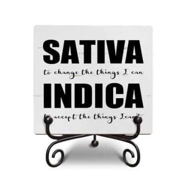 Imagem de Inspirational Positive Quotes Office Wooden Signs Gift, Office Farmhouse Living Shelf Desk Decoration Plaques, for Friends Coworker Positive Wooden Sign Decor Gifts, 5 X 5 Inches-D17