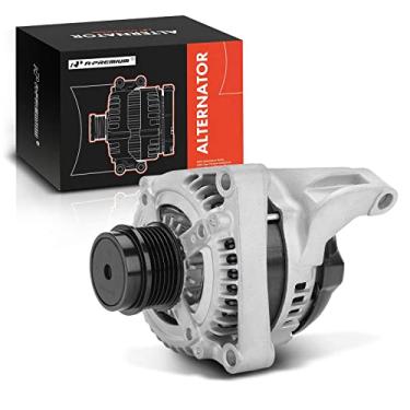Imagem de A-Premium Alternador compatível com Jeep Liberty 2005-2006 L4 2,8L, 12V 150A polia desacopladora de 6 sulcos no sentido horário