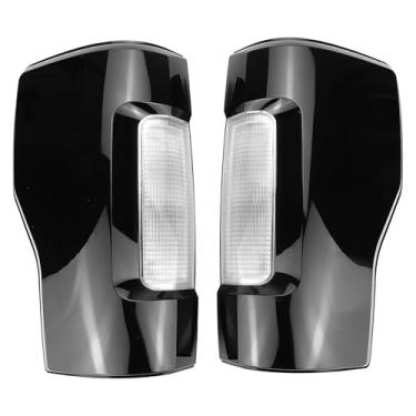 Imagem de FEXON Lâmpadas de freio de luz traseira do lado do motorista e do passageiro fumê compatíveis com Ford F250 F350 F-250 F-350 Super Duty 2017-2019 (lâmpada incluída)