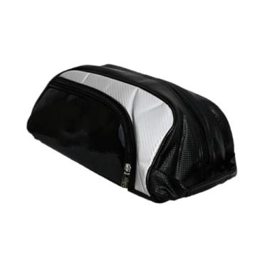 Imagem de Dynwave Saco de armazenamento de sapato de golfe saco de treinador portátil grande abertura aceesories tênis saco para correr bola meias camisetas, Prata