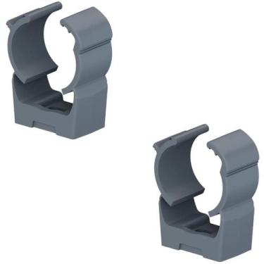 Imagem de 2 Conduletes Abraçadeira Pvc Cinza 3/4 Pol. Tigre Top