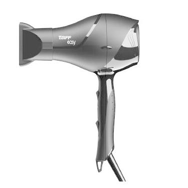 Imagem de Secador Taiff EASY 1700W - Preto 220 VOLTS