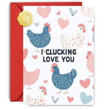Imagem de Wonkali Cartões engraçados de galinha para o dia dos namorados