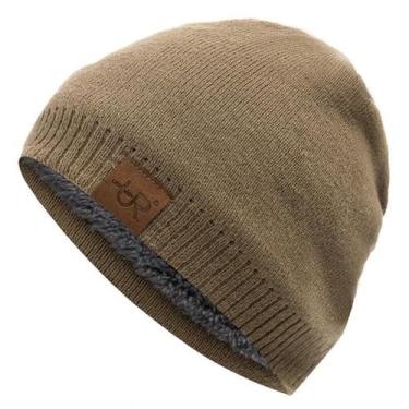 Imagem de Touca Boina Gorro Masculina Forrada Lã Inverno Frio Unissex - Modas Fa