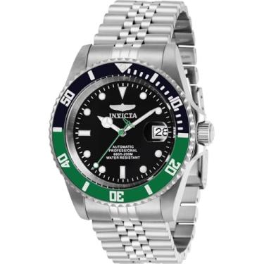 Imagem de Invicta Relógio automático masculino Pro Diver com pulseira de aço inoxidável, prata (modelo: 29177), (Modelo: 29177), Mergulhador, cronógrafo