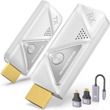 Imagem de Transmissor e Receptor HDMI Sem Fio 4K - Alcance de até 30m