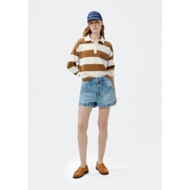 Imagem de Shorts Jeans Hering Cintura Média Feminino-Feminino