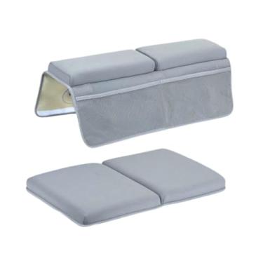 Imagem de Dynwave Joelho de banho de bebê conjunto de banheira almofada de borda ajoelhada cotovelada mato de descanso para banheiro