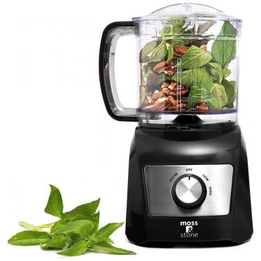 Imagem de Processador de Alimentos Multifuncional 720mL com 2 Velocidades, 350W, 110v, MOSS STONE EFP M13C BLK, Preto
