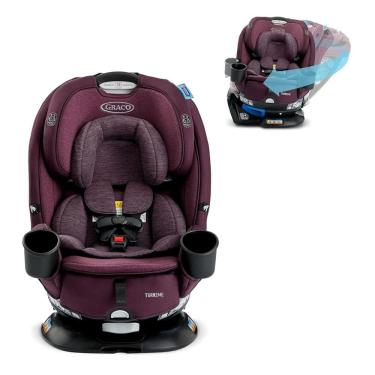 Imagem de Cadeira de Bebê para Carro Graco Turn2Me 3 em 1 com Porta Copos, Peso Rec 2 a 45 kg, Vinho Londres