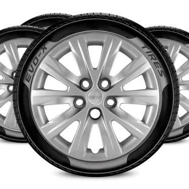 Imagem de Jogo Calota Aro 15 5x100 Design Fox Compatível Volkswagen