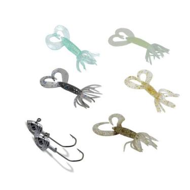 Imagem de Isca artificial Criatura Soft Bait Silicone W197 C/6 Cores - Maruri