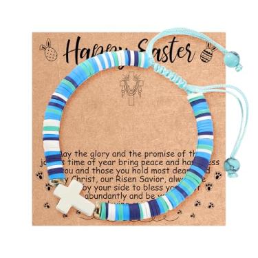 Imagem de BAYLAY Pulseira de comunhão bractlet de Páscoa, First Communion, Latão, Sem Pedra Preciosa