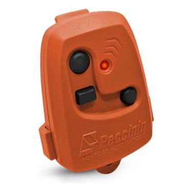 Imagem de Controle Remoto Portão Laranja 3 Teclas Nice Peccinin