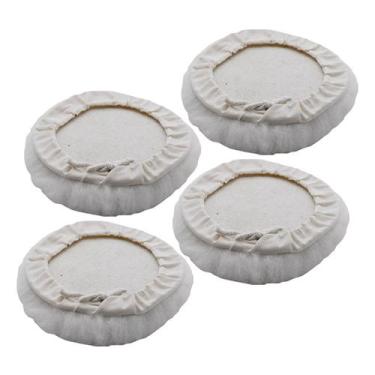 Imagem de 4 Boina Lã Para Polimento 5 Polegadas Para Politriz Furadeira
