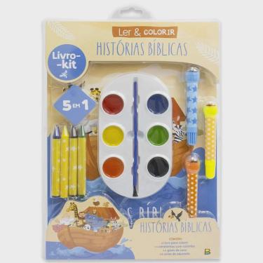 Imagem de Livro Kit Ler e Colorir: Histórias Bíblicas