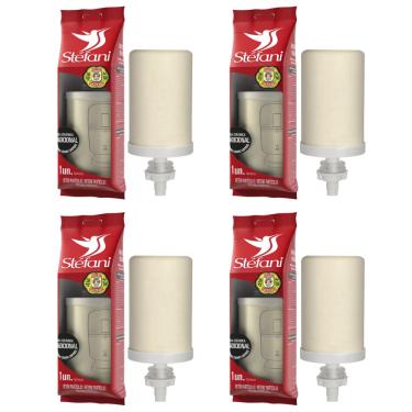 Imagem de Kit 4 Velas Para Filtro Barro Tradicional Stéfani São João 