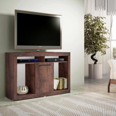 Imagem de Rack para TV Até 42 Polegadas Sala Multiuso 1 Porta Café