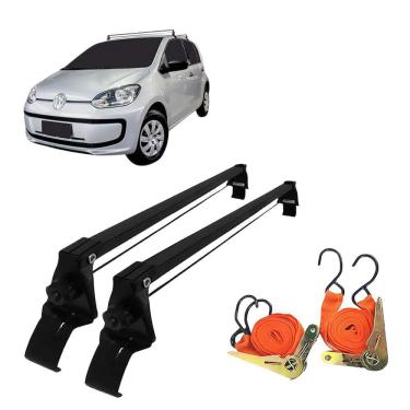 Imagem de Rack De Teto Vhip Volkswagen Up 4 Portas + 2 Cintas Catraca
