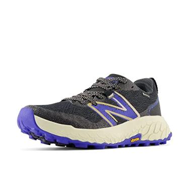 Imagem de New Balance Tênis de corrida feminino Fresh Foam X Hierro V7 Trail, Preto/azul marinho, 10