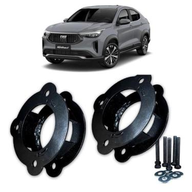 Imagem de Fiat FastBack Kit Calço de Mola Dianteiro 3,5cm Aço - Borfix