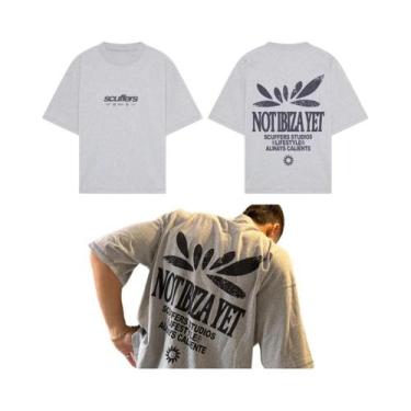 Imagem de Masculino Feminino Algodão Streetwear Camiseta 2025 Scuffers Férias Ca