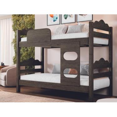 Imagem de Beliche Kênia Para Irmãos Com 2 Colchões 14cm Solteiro D33 - LCN Movei