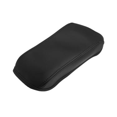 Imagem de Capa de couro sintético para console central de carro protetor de braço substituição para Toyota Corolla 2014-2019 capa preta para descanso de braço