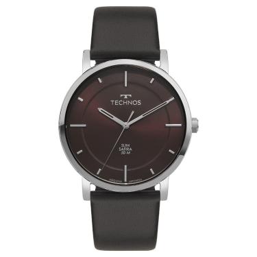 Imagem de Relógio Technos Masculino Slim Prata Gl32Bl/0N