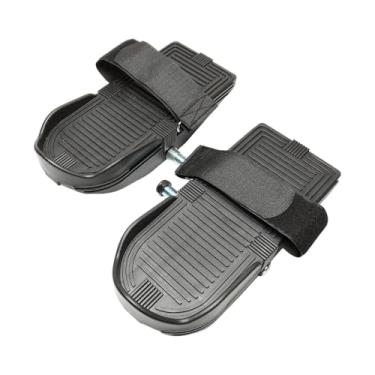 Imagem de 2 peças Pedal de bicicleta de fitness Protect Gear para substituição de bicicleta exercício não deslize o suporte de correia universal para exercícios
