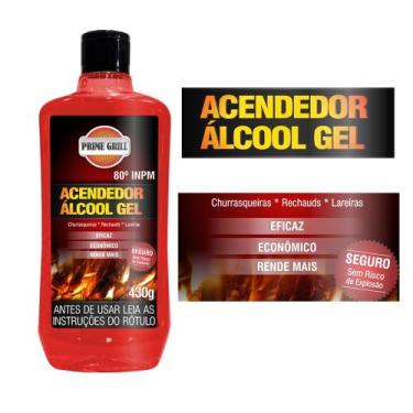 Imagem de 01 Unidades Acendedor Gel p/Churrasqueira, Lareira, Rechaud 430g Prime