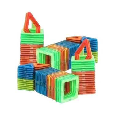 Imagem de Grande Conjunto De Construção Magnética Blocos De Construção Educacion