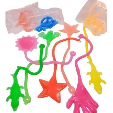 Imagem de Geleca Gruda Parede Kit 30 Unidades Para Lembranças Colorida - BOLINHA