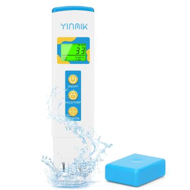 Imagem de Medidor TDS para água potável, medidor PPM de água, testador EC TDS para sistema RO/RI, água da torneira, água filtrada, testador de qualidade de água YINMIK com 6 modos: PPM 500, PPM 700, μS/cm, mS