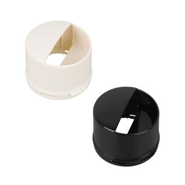 Imagem de Substituição da tampa do filtro de água do refrigerador 2260502W 2260518B para Kenm0re/Whirlp00l (preto e branco, 2 peças)