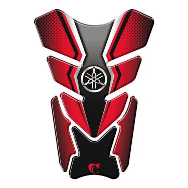 Imagem de Adesivo Resinado Protetor De Tanque Moto Qualquer Moto Yamaha Vermelho Vermelho