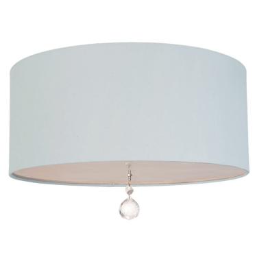 Imagem de Plafon Redondo 30x30cm Lili 4905 Tom Luz Iluminação Azul-bebê