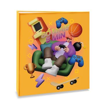 Imagem de Álbum 200 Fotos 10x15 - Game Tim Laranja 188