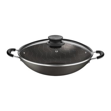 Imagem de Wok Tramontina Paris com Revestimento Interno E Externo Em Antiaderente Starflon Max Ch...